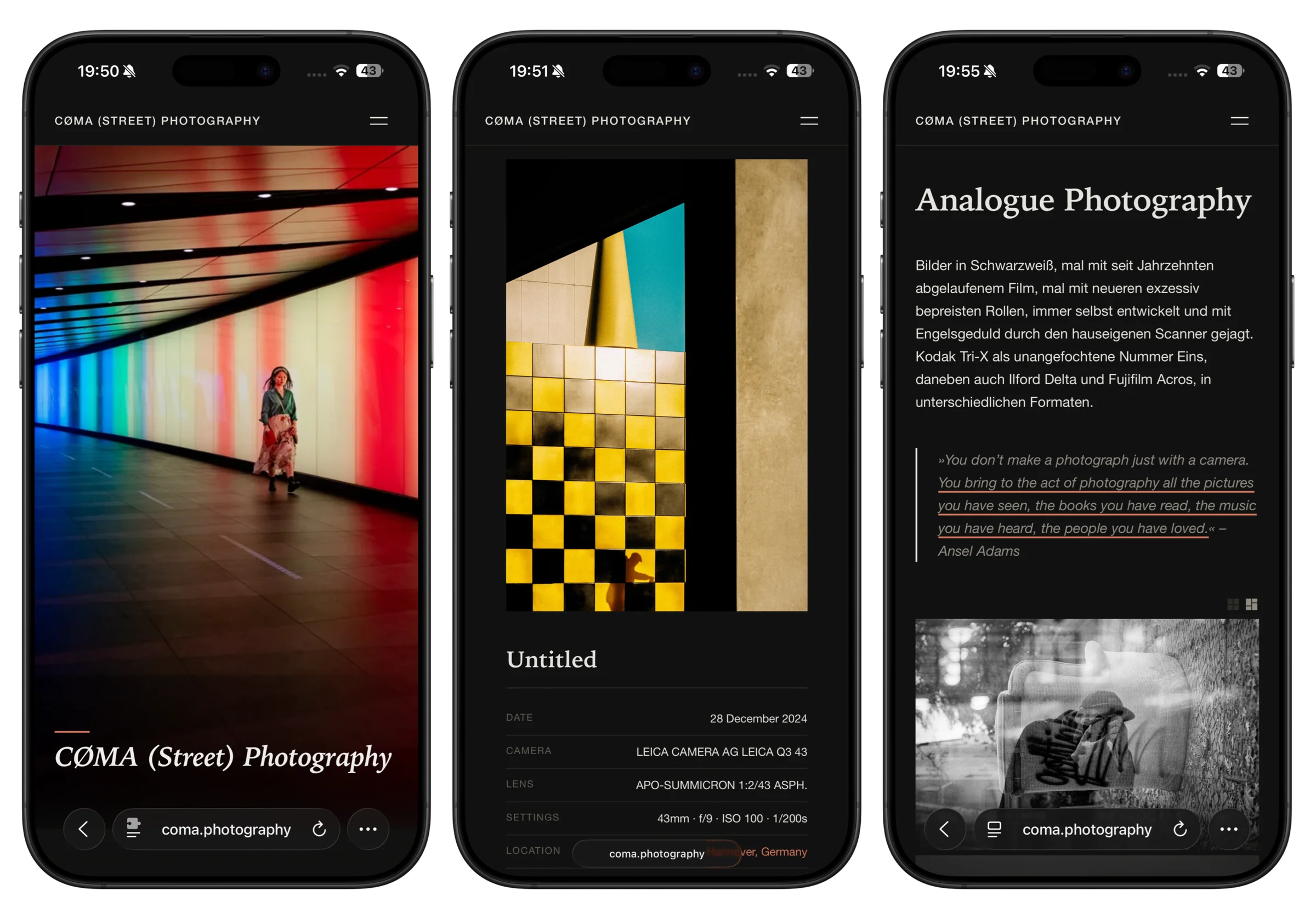 Obscura Mobile Experience